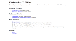 Desktop Screenshot of ctmiller.net